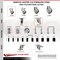Service Caster 3 Inch 316SS Gray Polyurethane Swivel 1-1/2 Inch Expanding Stem Caster Set SCC SCC-SS316EX20S314-PPUB-112-4 - alternate 2